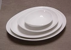 Egg Shape Plate 391x310mm Encore