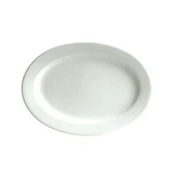 Bistro Platter Oval White 405mm