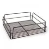 Glass Basket 17x14x5″ PVC Ctd Black -Hospitality Super Store TI30602BK 500x500 1
