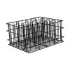 Glass Basket 17x14x9″ PVC Ctd Black 12 Insert -Hospitality Super Store TI30912 500x500 1