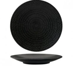 Luzerne ZEN Black Swirl Coupe Plate 205mm