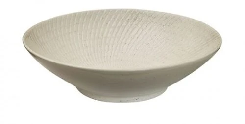 Luzerne Zen White Swirl Round Bowl 240mm 3 Luzerne Zen White Swirl Round Bowl 240mm