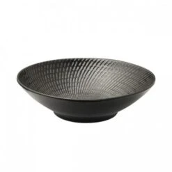 Luzerne ZEN Black Swirl Round Bowl 290mm