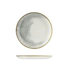 Churchill Accents Jasper Grey Coupe Plate 217mm