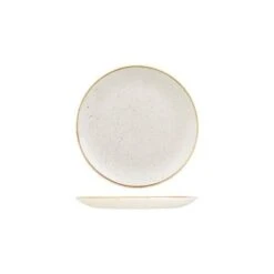 Stonecast Barley White Round Coupe Plate 165mm