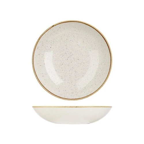 Stonecast Barley White Round Coupe Bowl 248mm 3 Stonecast Barley White Round Coupe Bowl 248mm