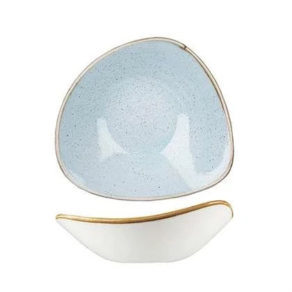 Churchill Stonecast Duck Egg Triangular Bowl 185mm 3 Churchill Stonecast Duck Egg Triangular Bowl 185mm