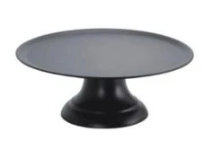 Cake Stand Black 297x110mm Polycarbonate