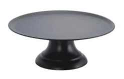 Cake Stand Black 320x120mm Polycarbonate