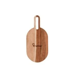 Acacia Paddle Board Rectangular W/Handle 225x140mm Serve