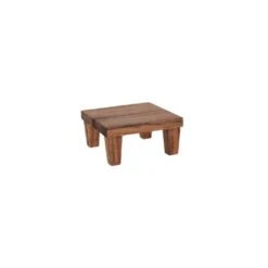 Acacia Stand W/Legs 210x210x100mm