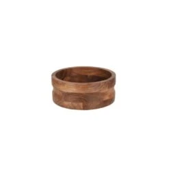 Acacia Bowl Straight Sides 230mm