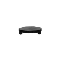 Acacia Black Display Stand 255mm Round