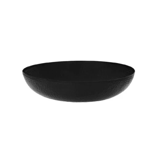 Round Serving Bowl Hammered 8000ml Black 3 Round Serving Bowl Hammered 8000ml Black