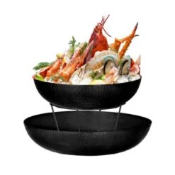 Riser 190mm Matt Black S/S 5 Riser 190mm Matt Black S/S -Hospitality Super Store TK06935 1 500x500 1