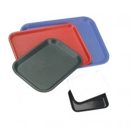 Plastic Serving Trays 300x400mm- Assorted Colours 3 Plastic Serving Trays 300x400mm- Assorted Colours