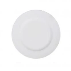 Melamine Plate 165mm Rim White