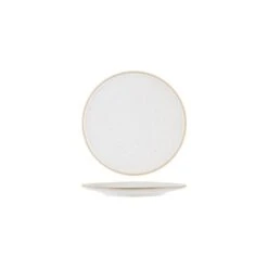 Round Plate 210mm Soho White Pebble
