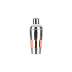 Cocktail Shaker 600ml S/S Rose Gold Band Zanzi