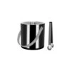 Double Wall Ice Bucket With Tong Gunmetal -Hospitality Super Store TKZ1001 500x500 1